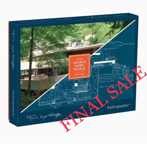 FALLINGWATER double sided puzzle 🧩